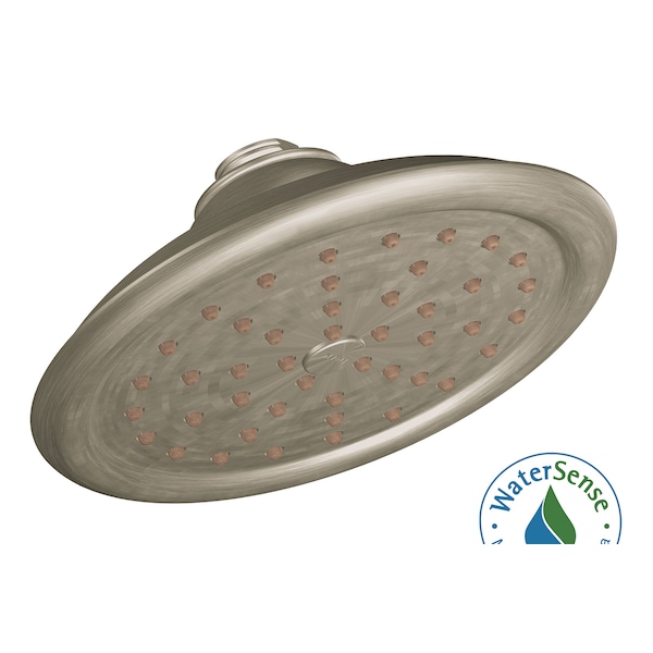 Moen One-Function 7" Spray Head EcoPref Rainshower Brushed Nickel S6310EPBN - main